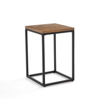 Столик Из металла и дерева высота 60 см Nottingham единый размер бежевый LA REDOUTE INTERIEURS  фото, kupilegko.ru